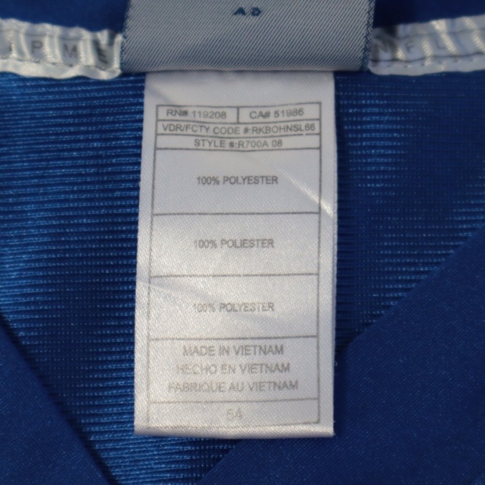 Reebok Peyton Manning Indianapolis Colts NFL Jersey Blue 18 Captain Patch Sz 54 - Picture 8 of 9